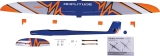 Robbe Modellsport Amplitude PNP Voll-GfK/CfK Hotliner Neon Orange/Blau, eingebaute Servos und Antrieb