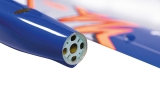 Robbe Modellsport Amplitude PNP Voll-GfK/CfK Hotliner Neon Orange/Blau, eingebaute Servos und Antrieb