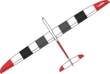 Robbe Modellsport Scirocco XL 4,5m PNP+ (Weiss) Voll- Carbon Hochleistungssegler mit 4-Klappenflügel