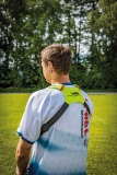 Robbe Modellsport Senderumhängeriemen ROBBE gelb/grün ( Kreuzgurt )