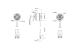 Tomcat P3702 Brushless Motor 2808 KV1250