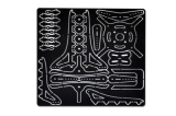 Shockflyer Edge 540V3 840mm Kit Blau - 3mm Flexi Foam
