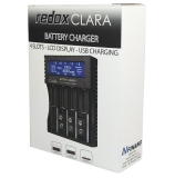 REDOX CLARA AAA / AA x4 Charger Li-ion, LiFePO4, Ni-MH/Ni-C - Ladegerät