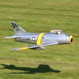 Sabre F-86 EDF Jet Kit 66cm Lasercut Holzbausatz