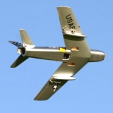 Sabre F-86 EDF Jet Kit 66cm Lasercut Holzbausatz