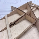 Sabre F-86 EDF Jet Kit 66cm Lasercut Holzbausatz