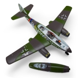 E-flite UMX Me 262 30mm EDF Jet BNF Basic with AS3X and SAFE Select, 660mm