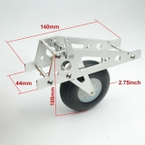 Segler Einziehfahrwerk Alu mit 70mm Rad