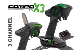 Jamara Pistolen Fernsteuerung Compa X3 EVO 2,4 GHz incl. Empfänger