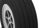 KAVAN Moosgummi Räder Deluxe 130mm mit Rillen, 2Stück