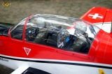 VQ Model Pilatus PC 7 (Swiss ver. ROT/WEISS) Viper 1540mm ARF