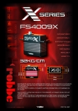 Robbe X-Serie FS 4009X HV MG 32Kg/cm / 0,09 sek. Digital Servo