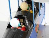 Seagull DH-60M Gipsy Moth 15cc 1700mm ARF - Doppeldecker Blau / Schwarz