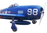 Seagull Model Grumman F8F Bearcat Navy 1800mm 33-45cc Gas ARF