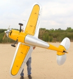 Seagull Models ( SG-Models ) Cessna 195 90" 2288mm ARF "Yellow/Silver" 35-50cc