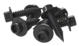 Innensechskant Servo und Kabinenhauben Schrauben M2,2 x 14mm Schwarz - VPE 10 Stk.