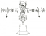 Toyan FS-B400 4-Cyl Boxer Methanol Engine 4-Stroke Kit Toyan FS-B400 4-Cyl Boxer Methanol Engine 4-Stroke Kit