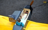 VQ-Model Aircraft Volksplane 46 size EP-GP US version - ARF (1,60 m Spannweite)