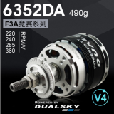 DUALSKY XMOTOR XM6352DA-26 V4 220 K/V IDEAL FÜR F3A - 490g 3000W