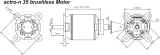 Aeronaut actro-n Brushless Motor 35-4-790 - 790KV
