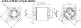 Aeronaut actro-n Brushless Motor 50-3-435 - 435KV