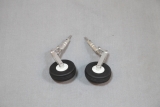 FMS Yak 130 V2 Ersatz - Federbein incl. Rad (L+R)
