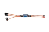 KAVAN Smart PRO T70-JR Doppelbatterie-Weiche 15A mit Telemetrie-Expander - KAVAN/FrSky Fport, Duplex EX, Futaba S.BUS2, Multiplex MSB, Graupner Hott, PowerBox P2Bus (Strom, Spannung, Kapazität für beide Eingänge)