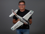 DERBEE A1 Skyraider Warbird PNP grau - 80cm