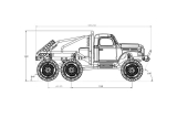 ROC-Hobby / FMS ATLAS 6x6 rot 1:18 - Crawler RTR 2.4GHz