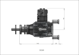 DLE60 60ccm Boxer Benzin Motor incl. Elektronischer Zündung