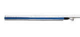 Elektrische Störklappen 440mm (Paar) 4,8 - 8,4V blau eloxiert
