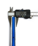 Elektrische Störklappen 440mm (Paar) 4,8 - 8,4V blau eloxiert