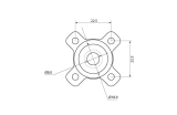 Phoenix Motorhalterung für GL09 - ASW28 5.5m