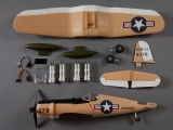 DERBEE F4U Corsair Warbird PNP gelb - 75cm