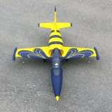 FlyFans L-39 64mm EDF JET PNP 4S (Yellow Bees) - 860mm