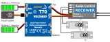 Voltario T70 JR - Der Voltario T70 ist eine digitale Hochleistungs-Doppelbatterie-Weiche mit fortschrittlichen Telemetriefunktionen.