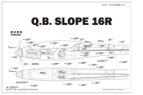 PILOT QB Slope Kunstflugsegler / 1650mm Holzbausatz