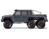 TRAXXAS Mercedes-Benz G63 AMG 6x6 RTR ohne Akku/Lader inkl Licht 1/10 6WD Scale-Crawler Brushed silber