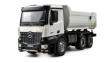 Mercedes Arocs LKW Kipper PRO Metall 1:18, 2,4GHz RTR weiß