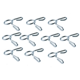 10 Stück Schlauchklemmen 4 mm für Kraftstoffschlauch
