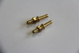 Tanknippel Messing mit Mutter (Paar) M5