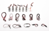 JSM Mini Xcalibur Quartz Servos und Kabel Set