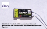 Bay-Tec GR7SF-SB 7 Kanal Futaba S-FHSS Komp. 2,4 GHz Empfänger mit integriertem A3X Flugstabilisierungssystem