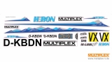 Multiplex Heron Dekorbogen