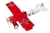 Super Flying Model Fokker DVII EP ARTF Teal 1200mm Red White