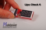 Lipo Check 6 Lipo Spannungs Checker 1-6S (1-12S)