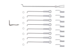 FMS A-10 Ersatz 70MM A10 LINKAGE ROD V1 / V2