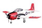FMS T-28D Trojan Rot/Weis V4 ARTF 1400mm Big Scale mit EZFW