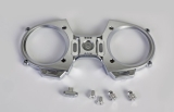 Graupner Frontplatte mz-12 Fernsteuerung silber mit Schalterkappe, Knüppel