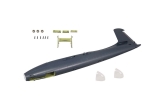 FMS F7F Tigercat Ersatz Rumpf Blau